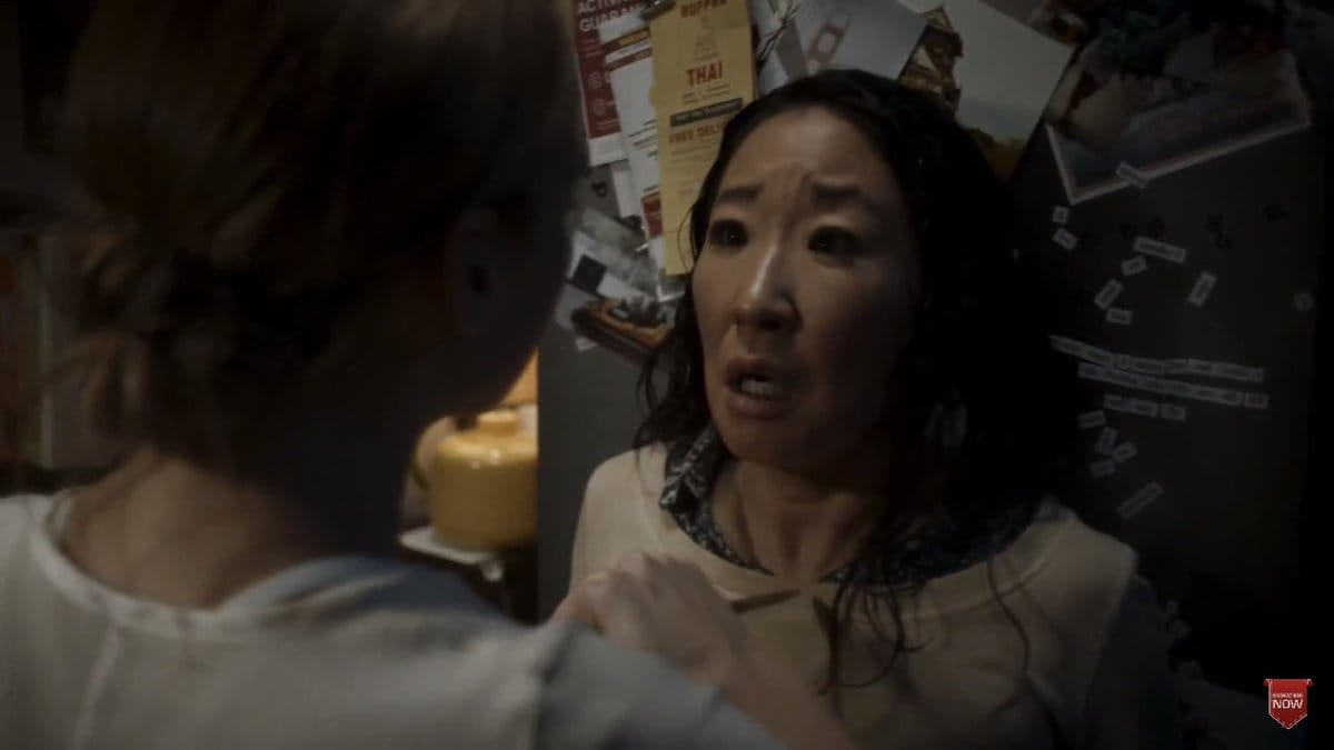 Sandra Oh and Jodie Comer in 'Killing Eve' (Twitter)
