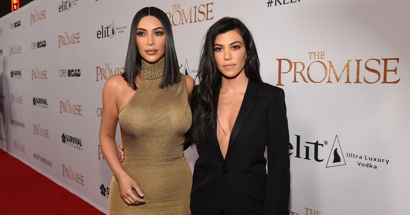 Kim and Kourtney Kardashian sizzle in bikinis on their beach vacation over the weekend