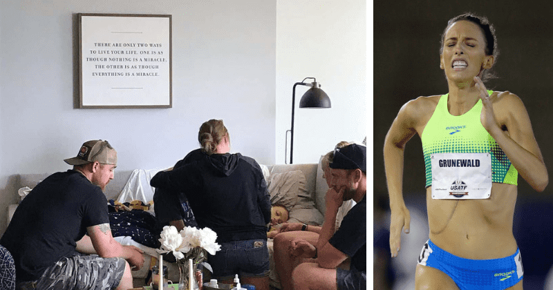 Gabriele Grunewald's husband pens heartbreaking letter asking friends and fans to send her "last message before she heads up to heaven"