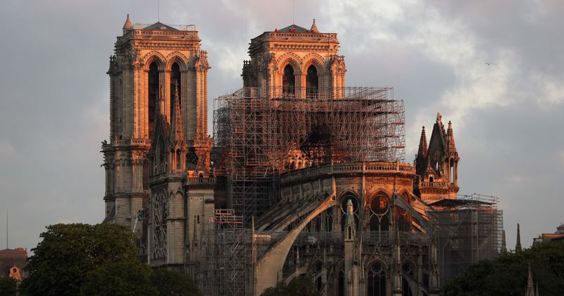 Notre Dame repair bills being footed by US donors as French tycoons who promised billions are yet to contribute a cent