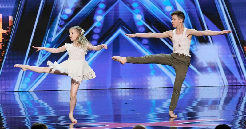 America's Got Talent's sneak peek video of two young dancers impressing Simon Cowell has fans gushing over the talented duo