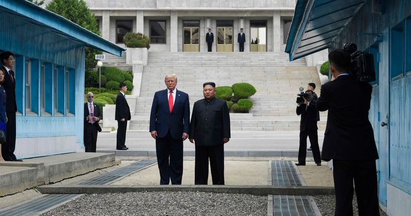 Trump meets Kim Jong-un, becomes first US leader to step into North Korean territory with this historic meeting