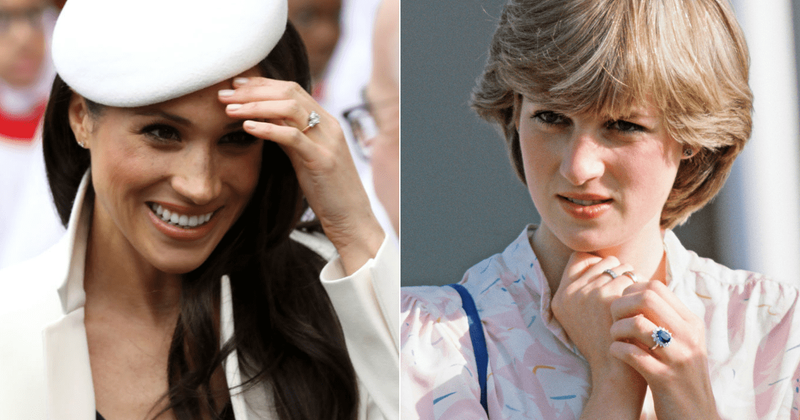 Stop slamming Meghan Markle for blinging up Harry's ring, Princess Diana did the same thing