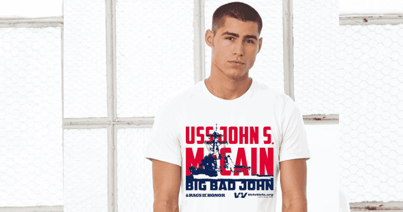 Anti-Trump veterans group to distribute John McCain t-shirts at July 4th celebrations after Trump mocked his war record