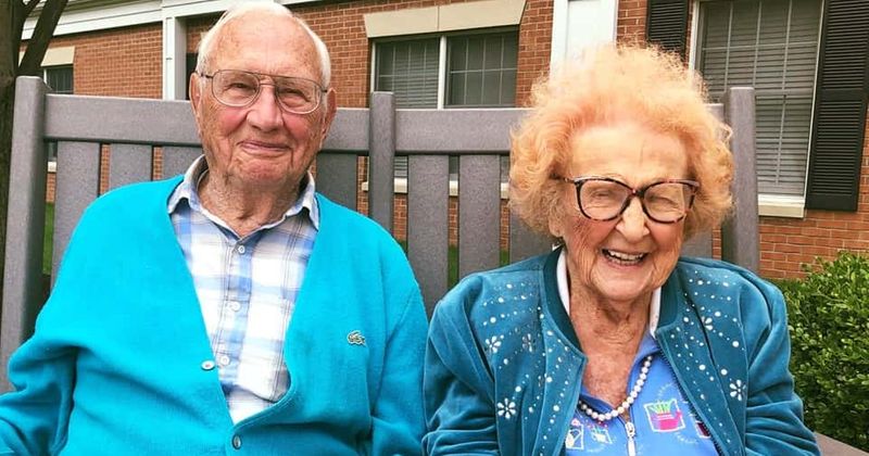100-year-old man and 102-year-old woman, who have both lost their spouses, become the talk of the town after tying knot in Ohio