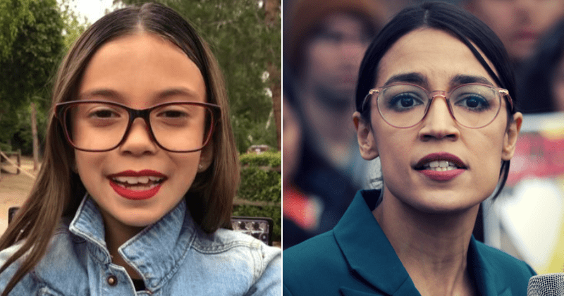 8-year-old girl who mocked Ocasio-Cortez quits social media following death threats: 'The Left's harassment had gone too far'