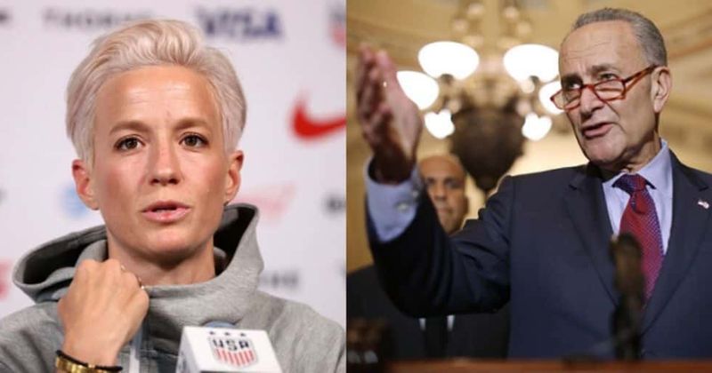 After 'f******' White House remark, Megan Rapinoe 'happily accepts' Chuck Schumer's invitation to visit Senate