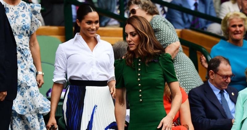 Meghan Markle and Kate Middleton make stunning appearance at Wimbledon outing in glamorous midi outfits