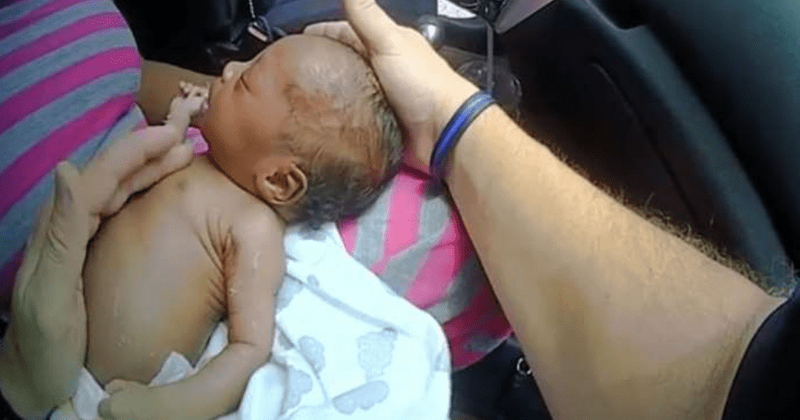 South Carolina hero cop saves 12-day-old baby girl's life after she stopped breathing by performing life-saving first aid