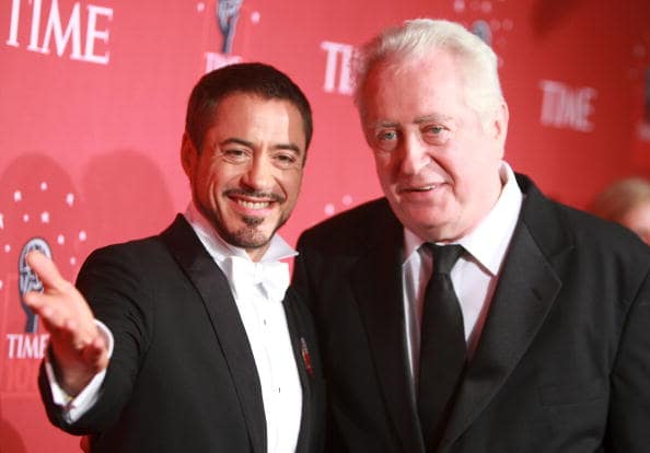 Robert Downey Jr. and his father Robert Downey Sr. (Getty)