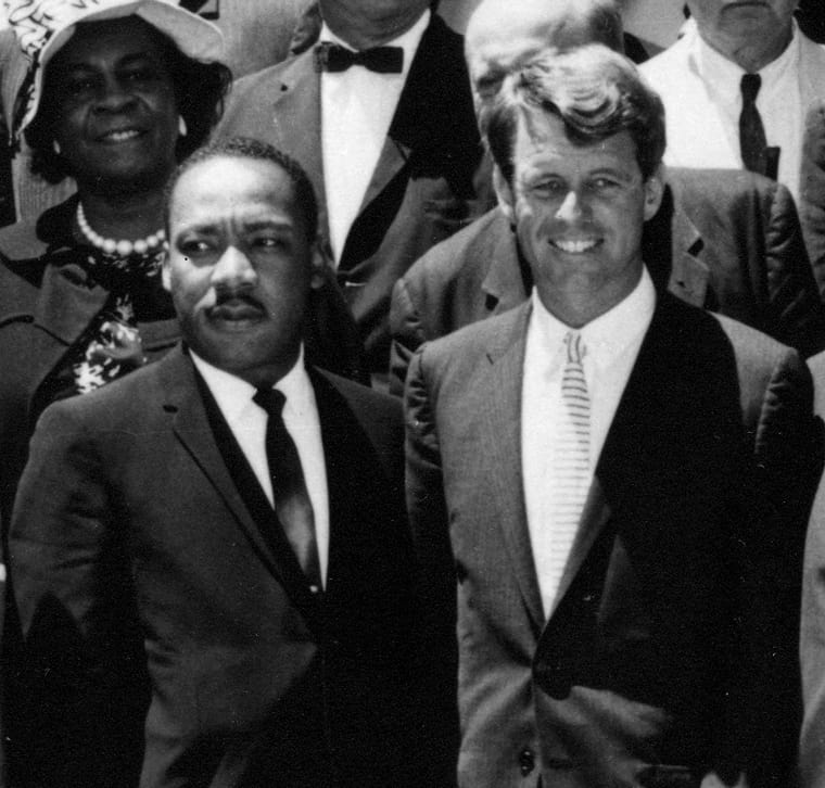 MLK and RFK were both assassinated within the span of two months Source: Wikipedia)