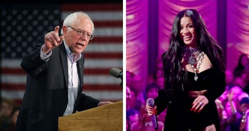Senator Bernie Sanders says 'Cardi B is right' about her views on social security