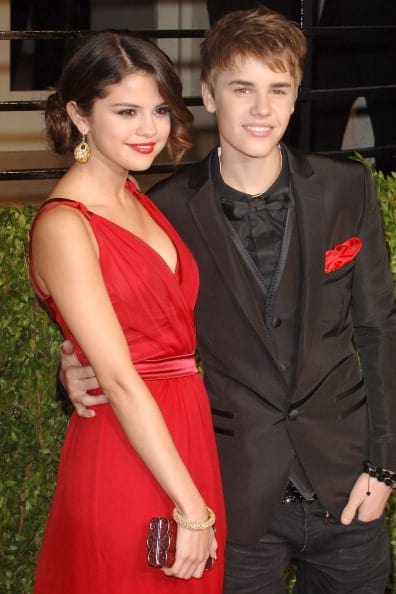 Selena with Justin (Getty Images)