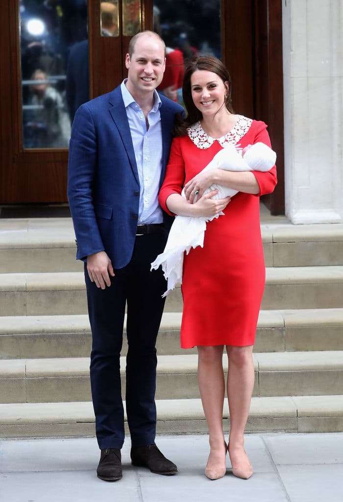 Kate and William welcomed their son on April 23 (Photo by Chris Jackson/Getty Images)