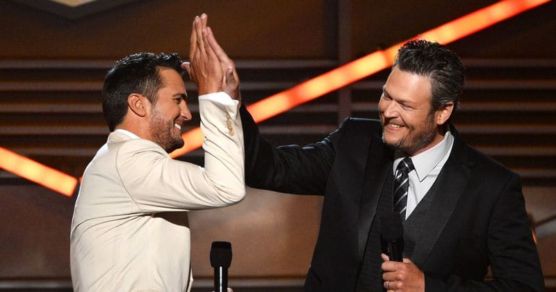 Blake Shelton takes a playful dig at Luke Bryan for his offer to officiate his wedding with Gwen Stefani