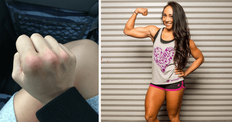 A man tried to molest this US powerlifter...oh boy, did he regret it