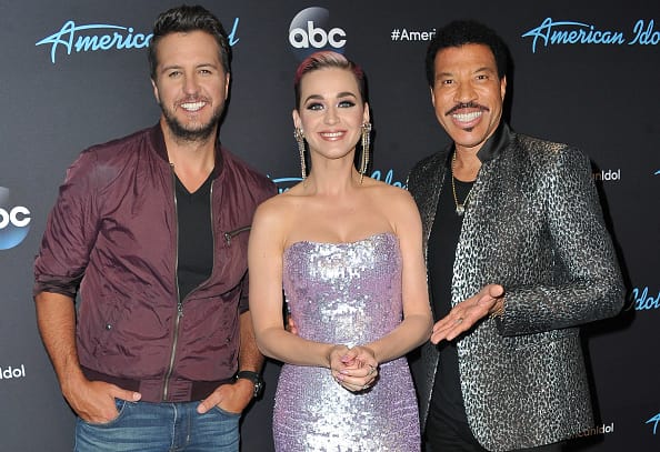 From Left to Right- Luke Bryan, Katy Perry, and Lionel Richie (Source: Getty Images)