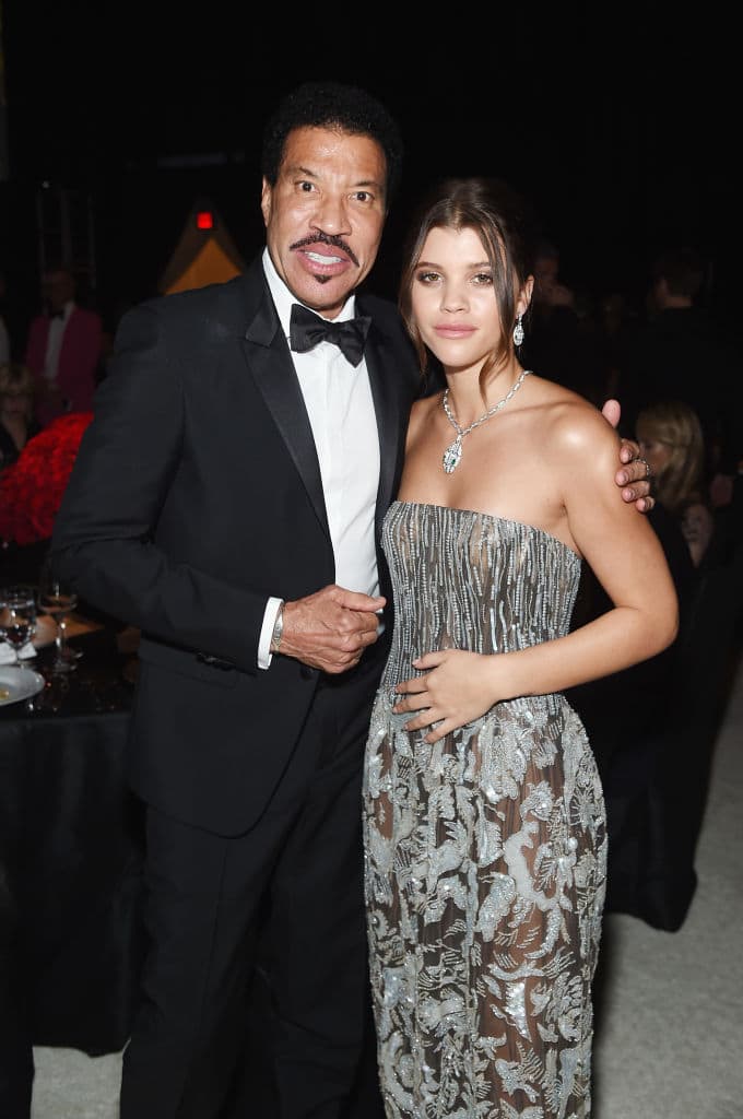 Lionel Richie with daughter Sofia in West Hollywood on March 4 (Photo by Jamie McCarthy/Getty Images)