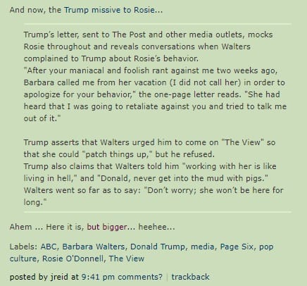 Joy Reid looks to be on Team Donald according to this blog post. (Source: Facebook)