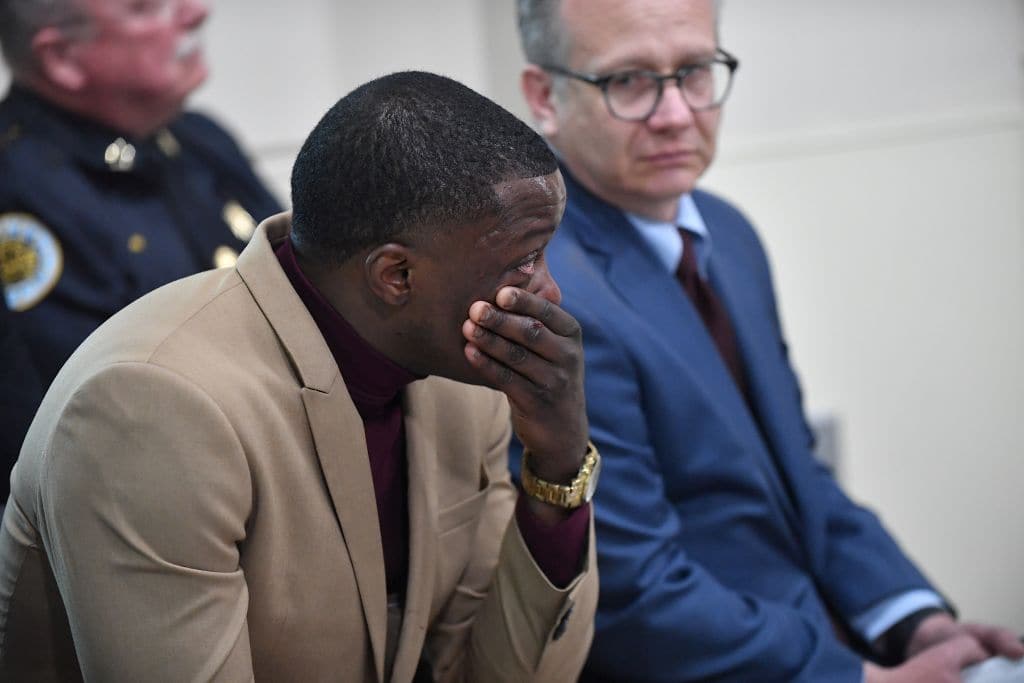 Waffle House patron James Shaw Jr. discusses the shooting at a Waffle House where a gunman opened fire killing four and injuring two at a press conference on April 22 in Nashville (Getty Images)