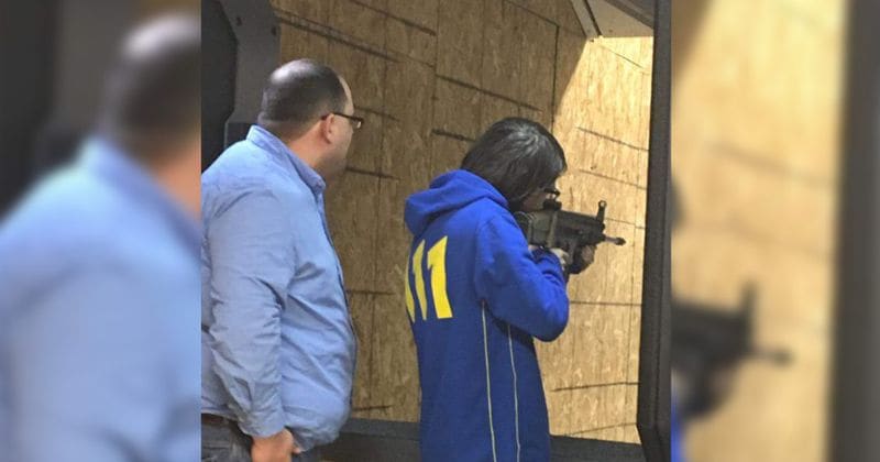 Ken Bone's son suspended from school after he tweets photo of him practicing at a gun range