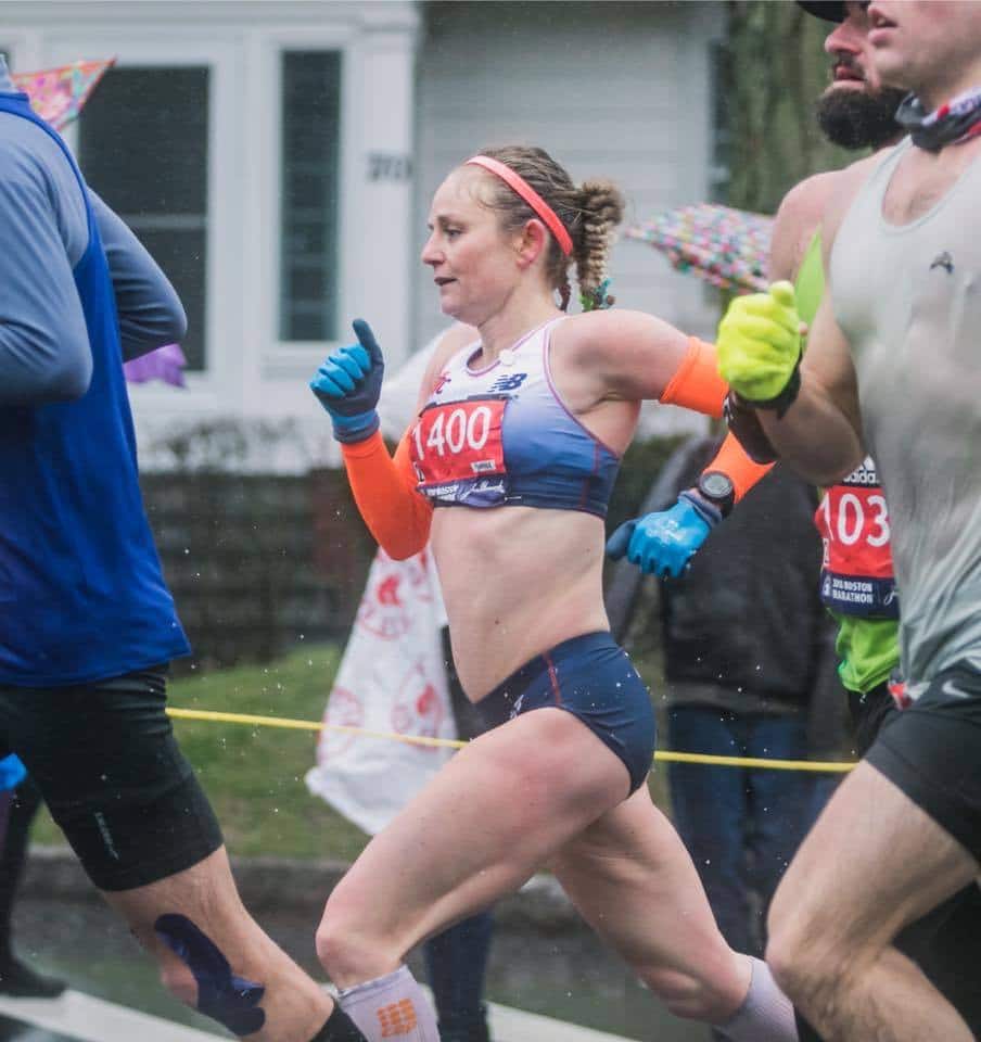 TUXC/TF Alum Veronica Jackson. 13th Overall Female 2018 Boston Marathon. (Source: Facebook)