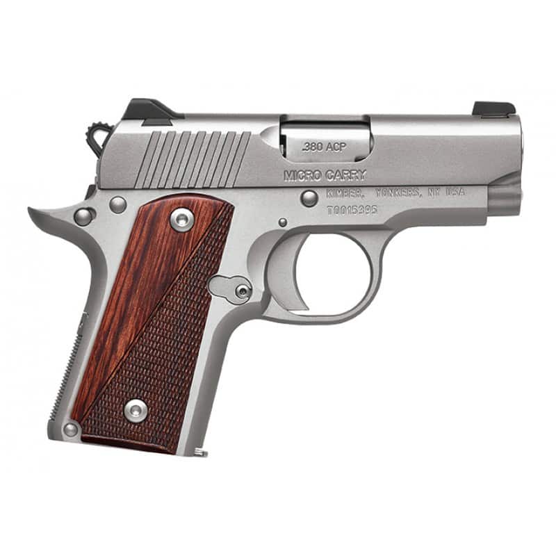 A female jailer founded a fully loaded Kimber .380 caliber (above) lodged in Witt's vagina. (RK Guns)