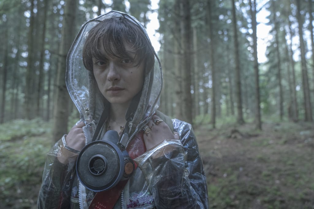 A still from Netflix's 'The Rain'. The sci-fi thriller premiers May 4. (Image Source: Netflix)