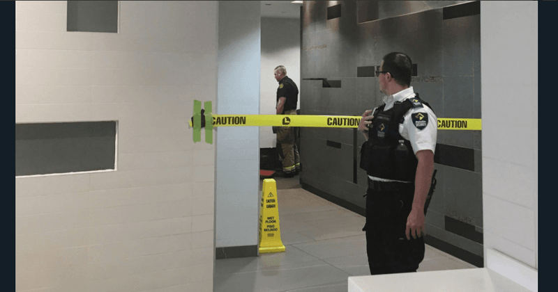 Plumber working in shopping center shocked to find body of woman behind washroom wall