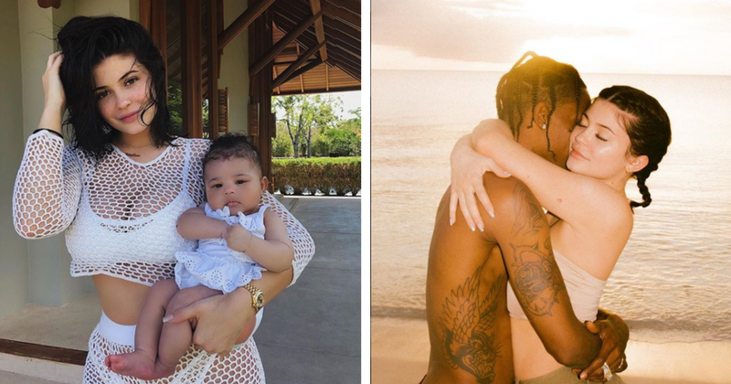 Kylie Jenner and Travis Scott were up to their "baby-making" best on tropical vacation