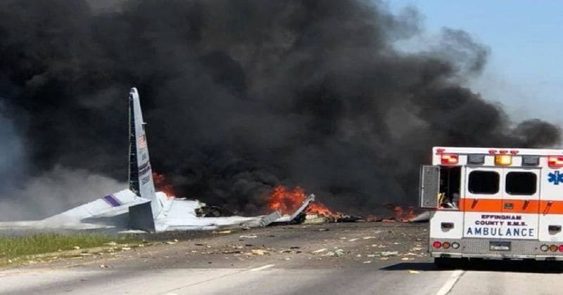 Military aircraft that crashed near Georgia Airport, killing 9, was on its final flight