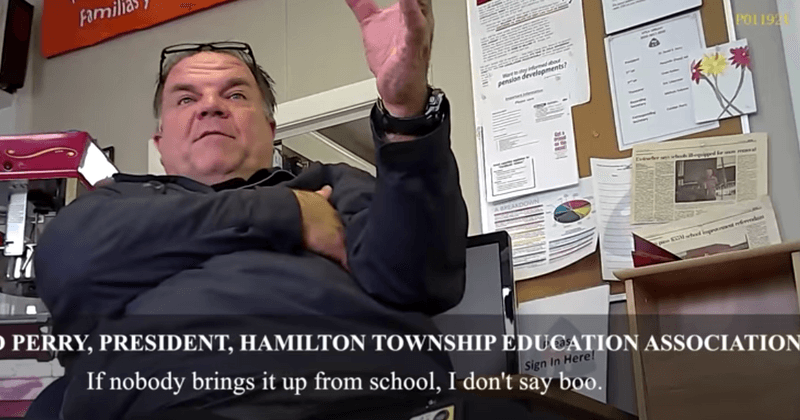 Teachers union boss suspended after hidden camera captures him saying he's there to 'defend even the worst people'