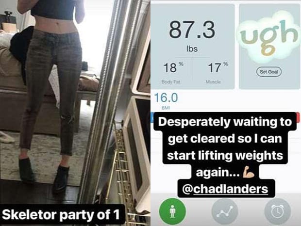 Sarah Hyland revealed her struggle with weight (Instagram)