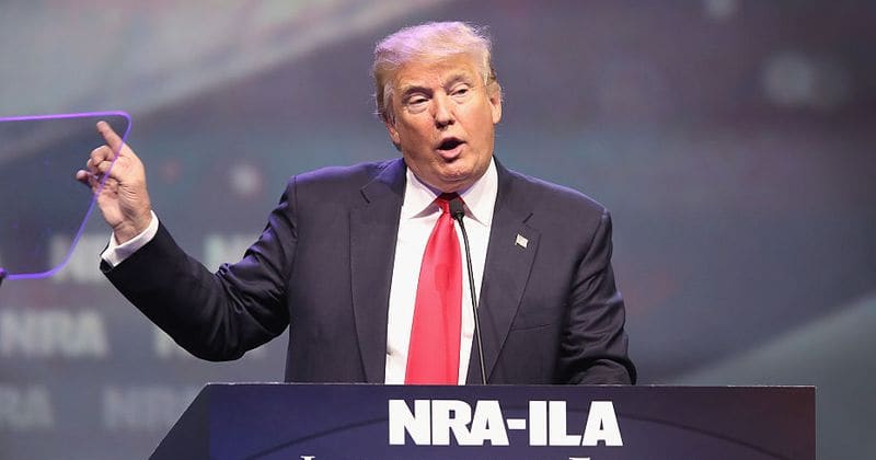Trump tells NRA, elect Republicans to protect gun rights