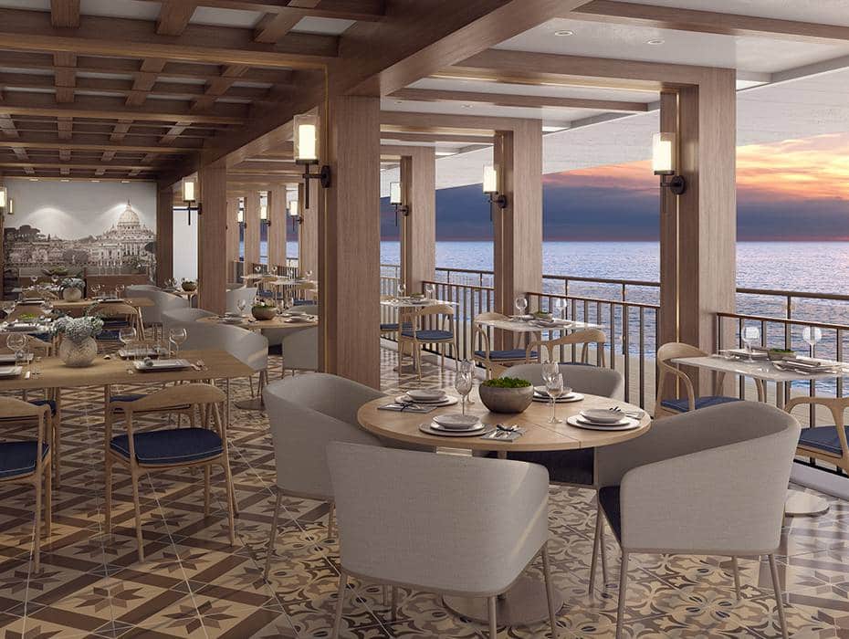 The luxurious ship costs $1 billion dollars to build. (Norwegian Cruise Line)