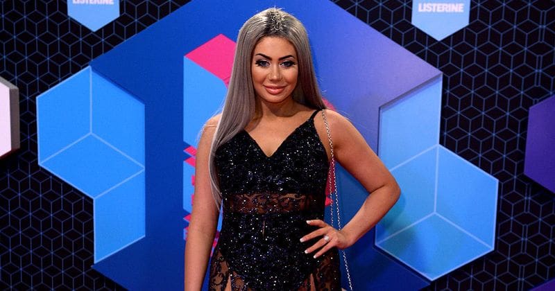 Geordie Shore’s Chloe Ferry reveals her bandaged face days after nose surgery and boob job