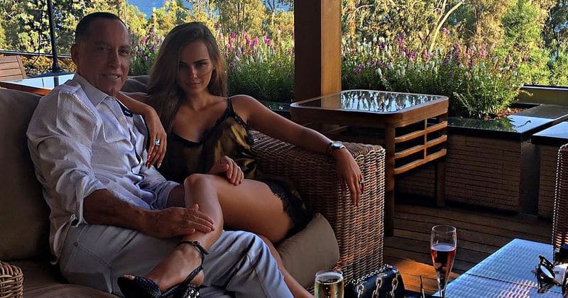 Playboy model Xenia Deli is expecting her first child with 65-year-old billionaire husband