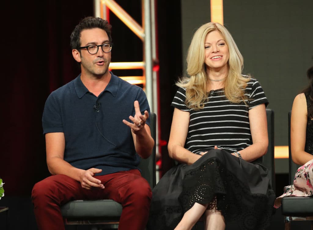 Josh Swartz and Stephanie Savage from the production studio Fake Empire (Getty Images)