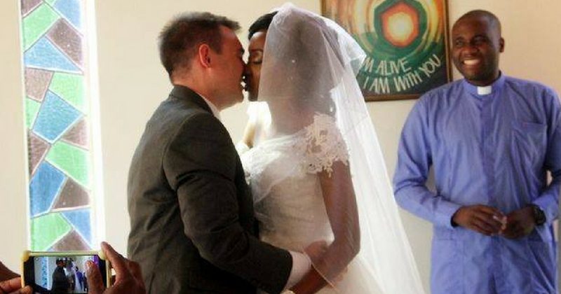 Bride ties the knot just days after losing her arm to a crocodile