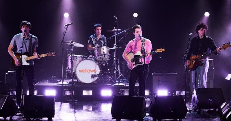 Wallows make their television debut on The Late Late Show with James Corden