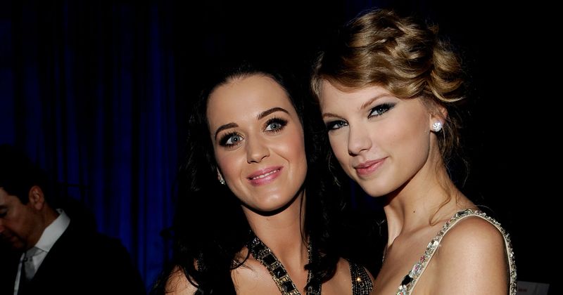 No more bad blood: Katy Perry buries her feud with Taylor Swift with a literal olive branch