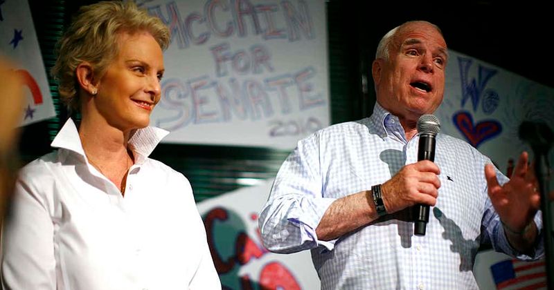 John McCain's wife Cindy McCain slams White House official who said Arizona senator was 'dying anyway'