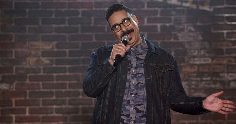 Erik Griffin returns with his second Showtime comedy special 'Erik Griffin: AmERIKan Warrior'