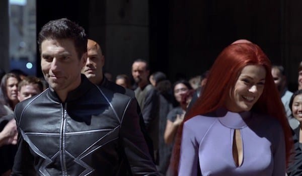 Anson Mount Serinda Swan in Inhumans (Twitter)