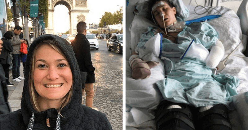 Woman who awoke from coma, 20 days after giving birth, to find she was blind and with three amputations, reveals her struggle and triumph