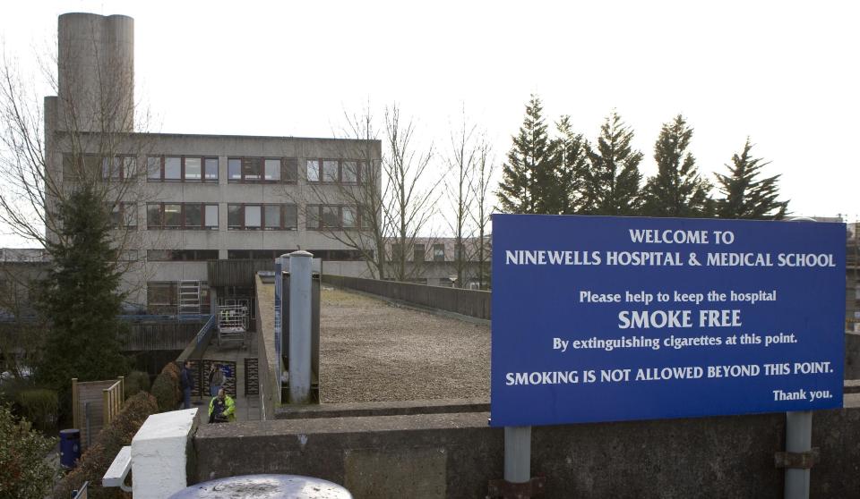 The tragic incident occurred at Ninewells Hospital & Medical School in Dundee. (Google Street View)