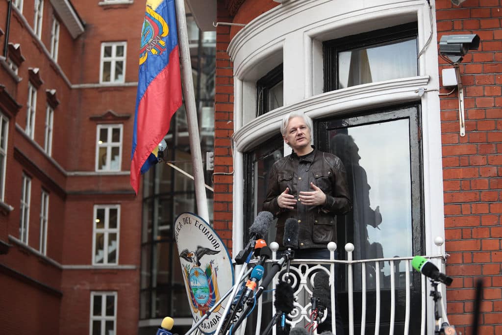 Julian Assange has been reportedly living in fear (Photo by Jack Taylor/Getty Images)