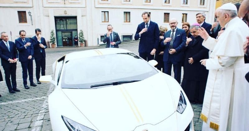 Pope Francis auctions his Lamborghini Huracan for close to $1 million, all proceeds go to charity