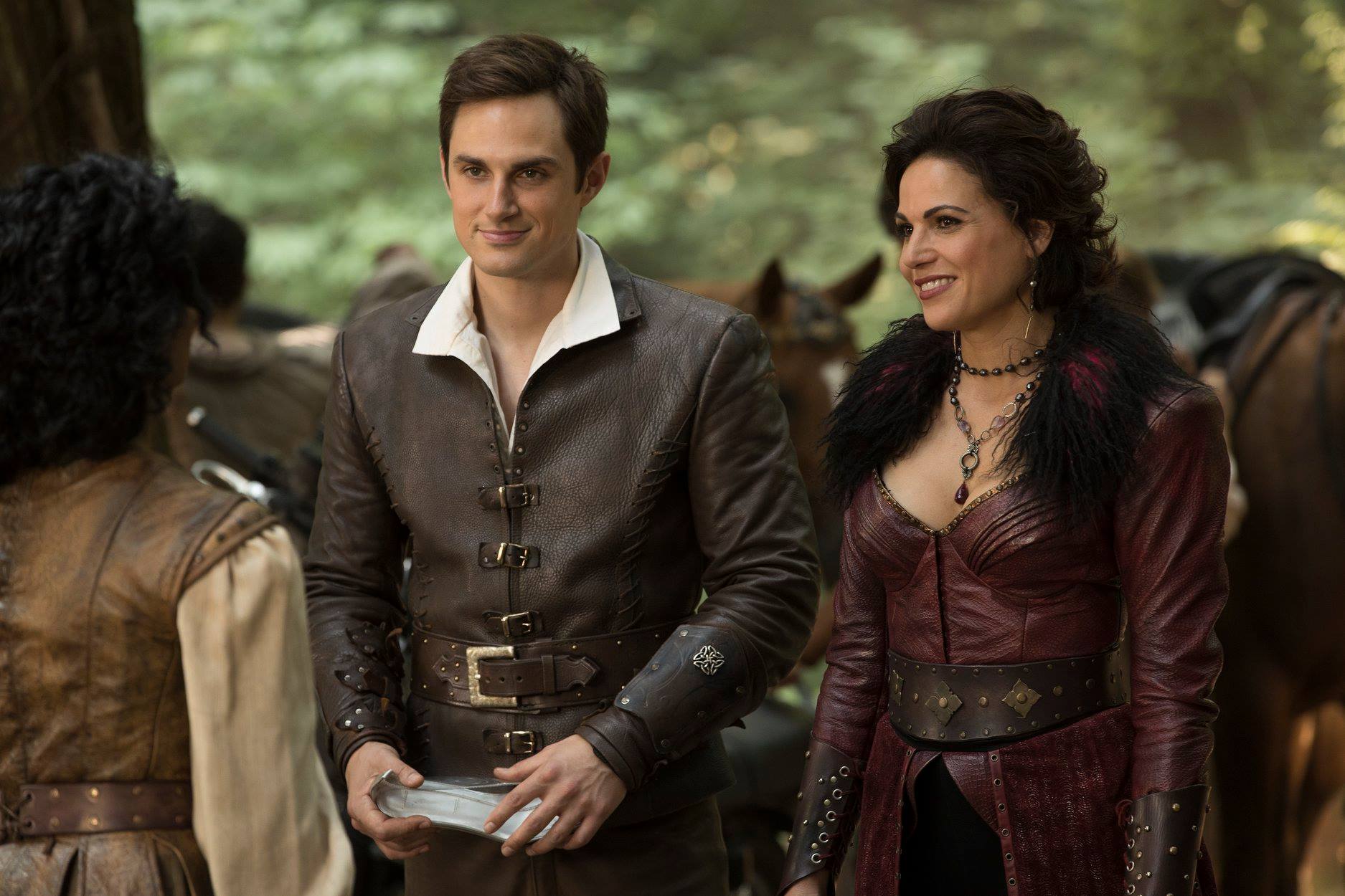 Andrew J. West as adult Henry along with Lana Parrilla as the Evil Queen (Facebook)