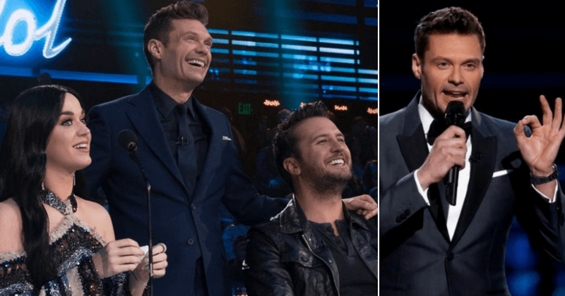 American Idol host Ryan Seacrest's creepy comments to Katy Perry caught live